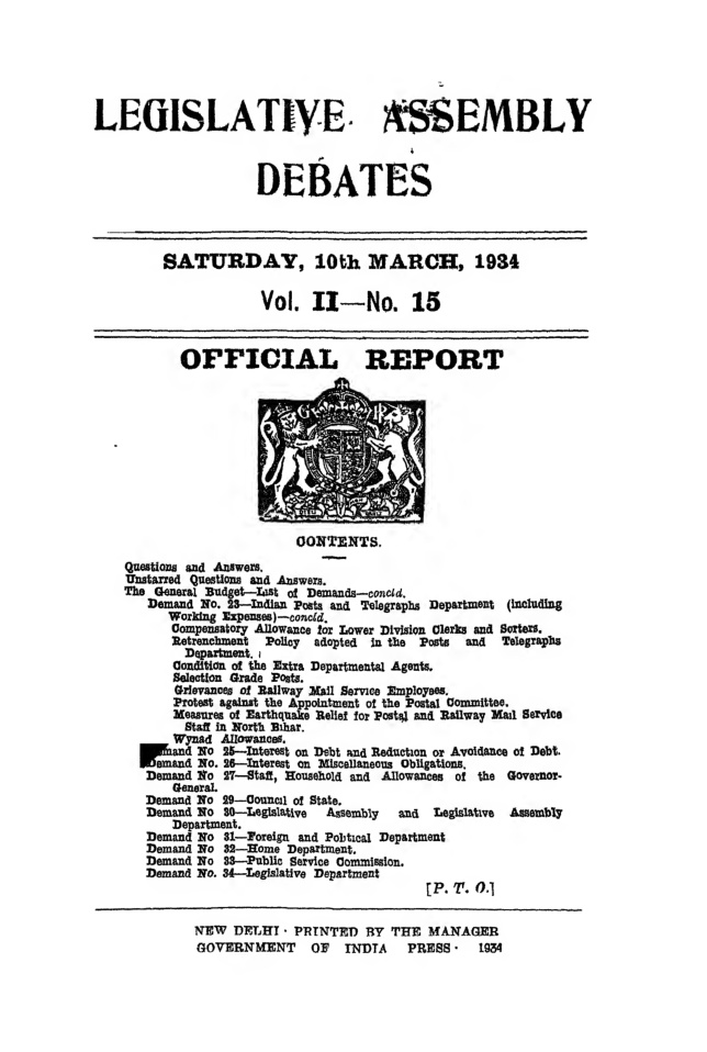 Legislative Assembly Debates Vol II